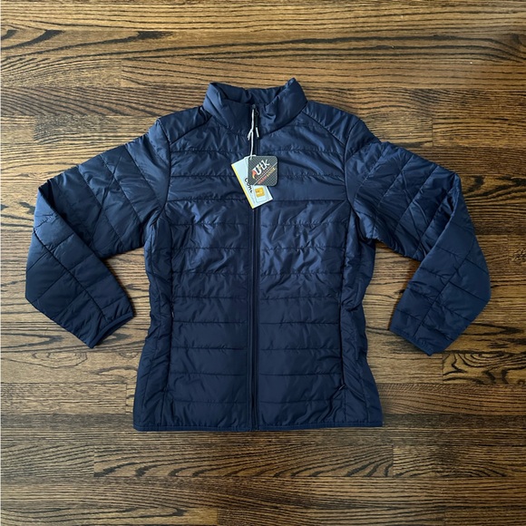 NWT Core365 by North End Women’s US S Classic Navy Packable Puffer Jacket - Picture 10 of 16